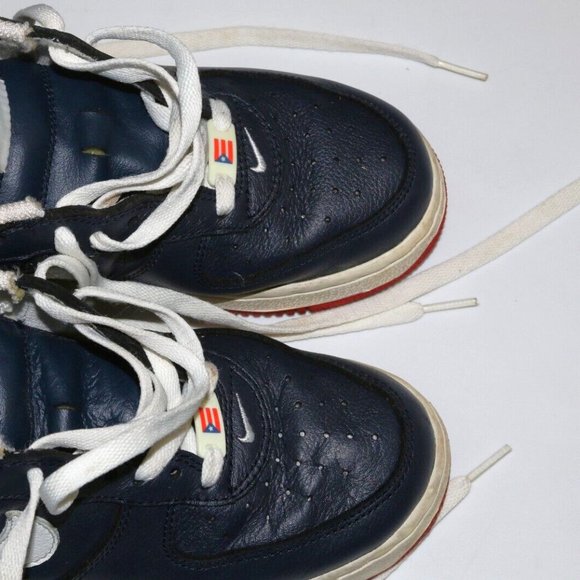 NIKE AIR FORCE 1 PUERTO RICO SHOES - YOUTH SIZE 6Y - Picture 14 of 16